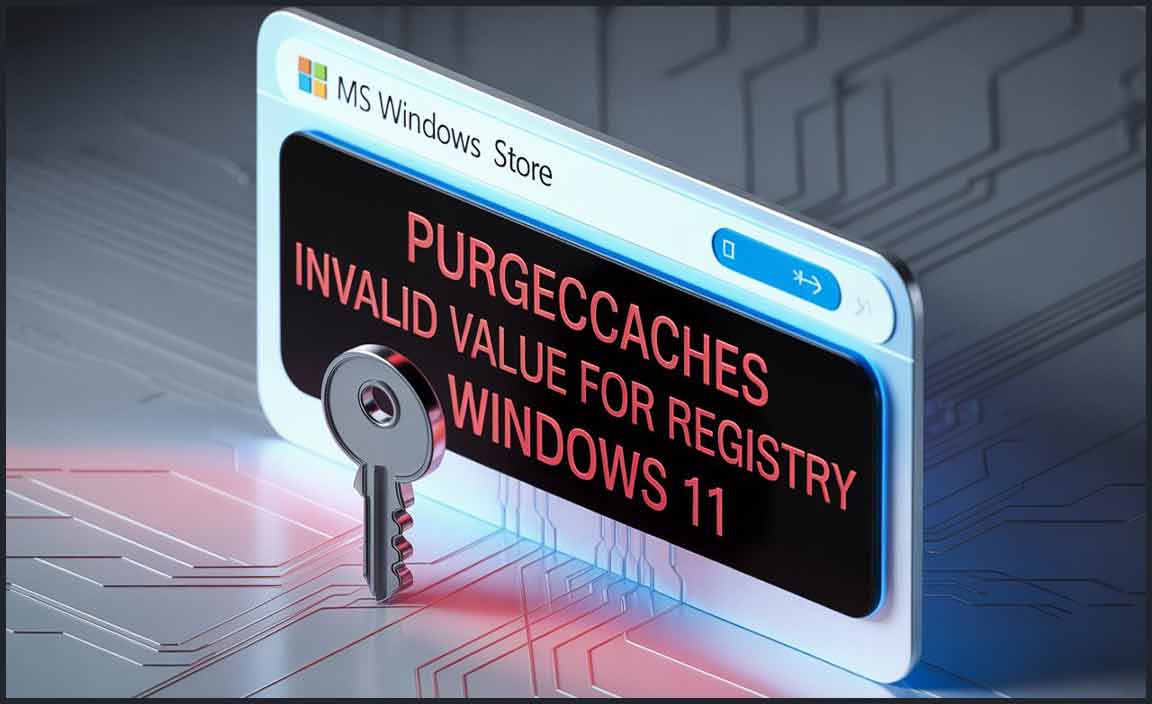 Understanding 'Purgecaches Invalid Value' In Windows 11