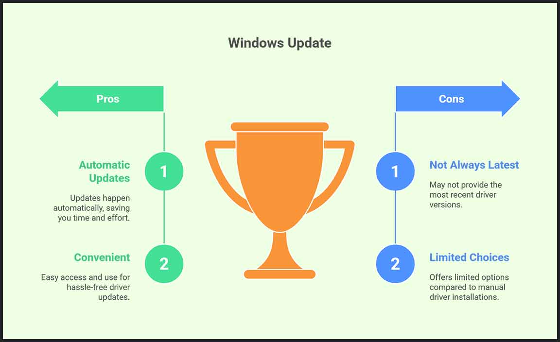 Using Windows Update to Check for Driver Updates