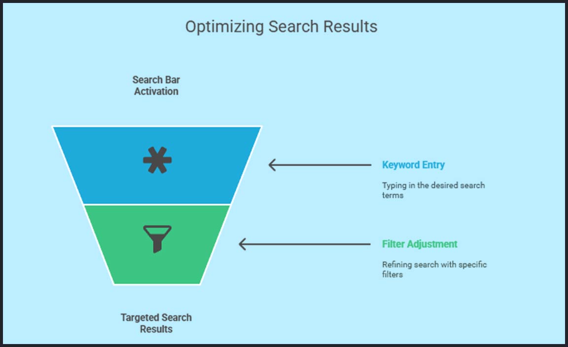 Utilizing the Integrated Search Bar for Quick Results
