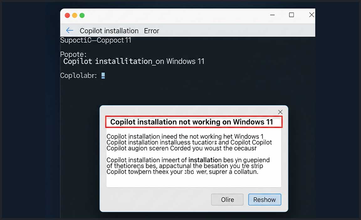 Why is Copilot installation not working on Windows 11