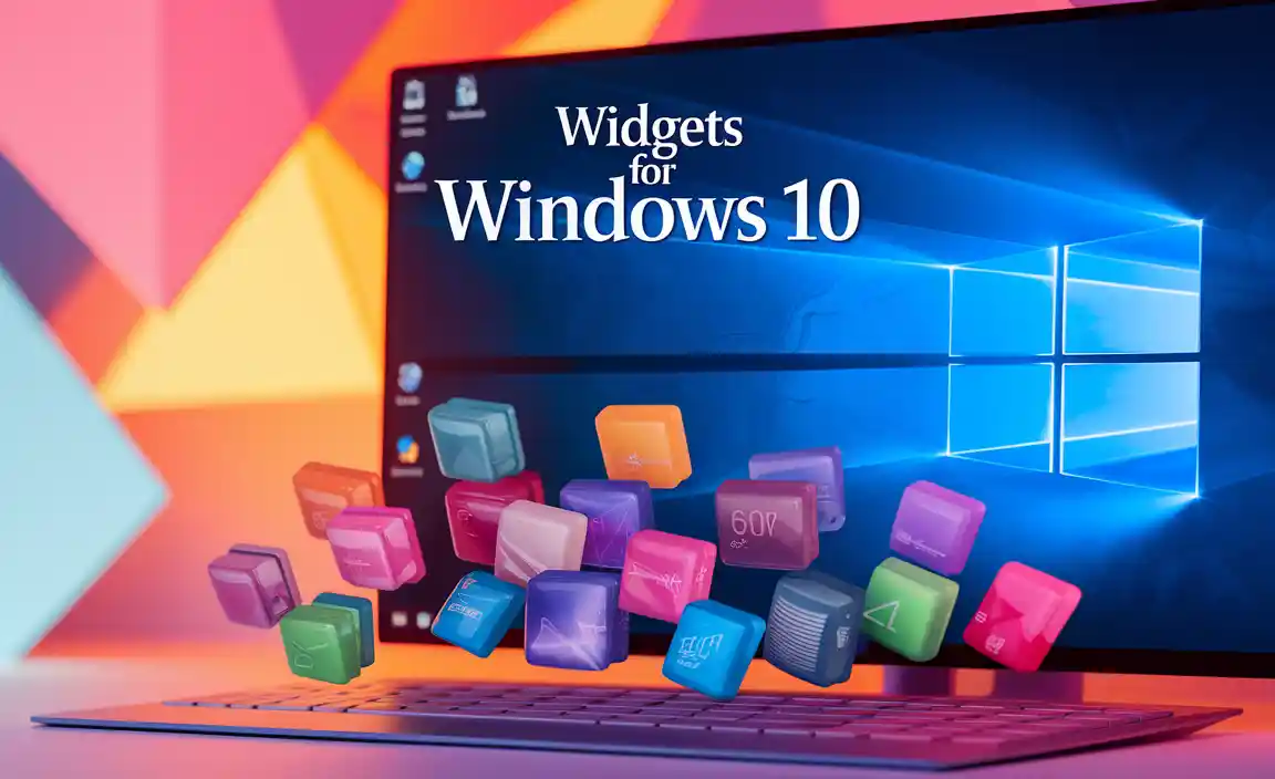 Widgets for Windows 10