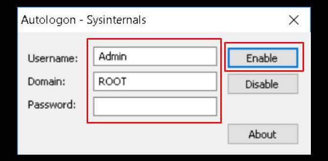 autologon for windows 10