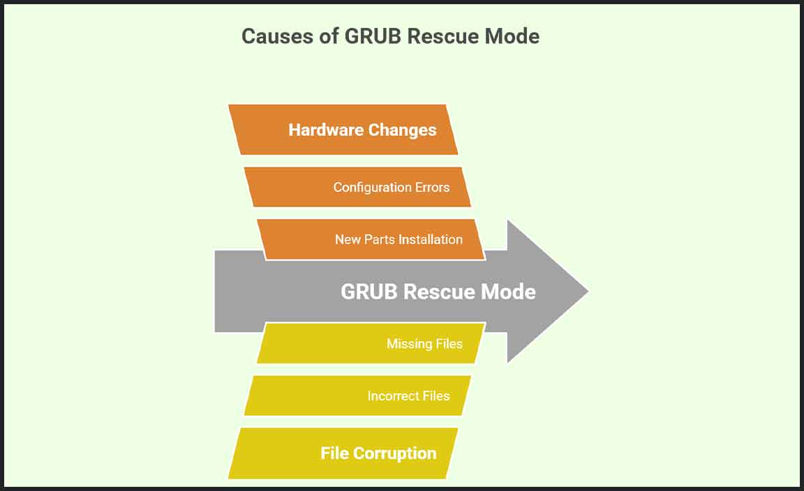 Common Causes of GRUB Rescue Mode