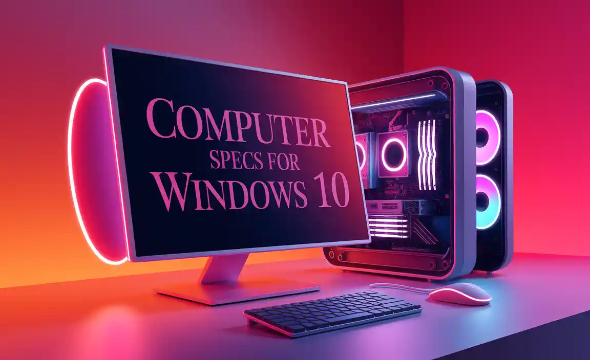 Computer Specs for Windows 10