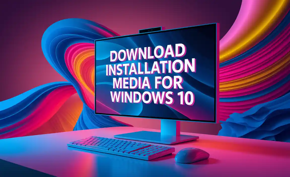 Download Installation Media for Windows 10