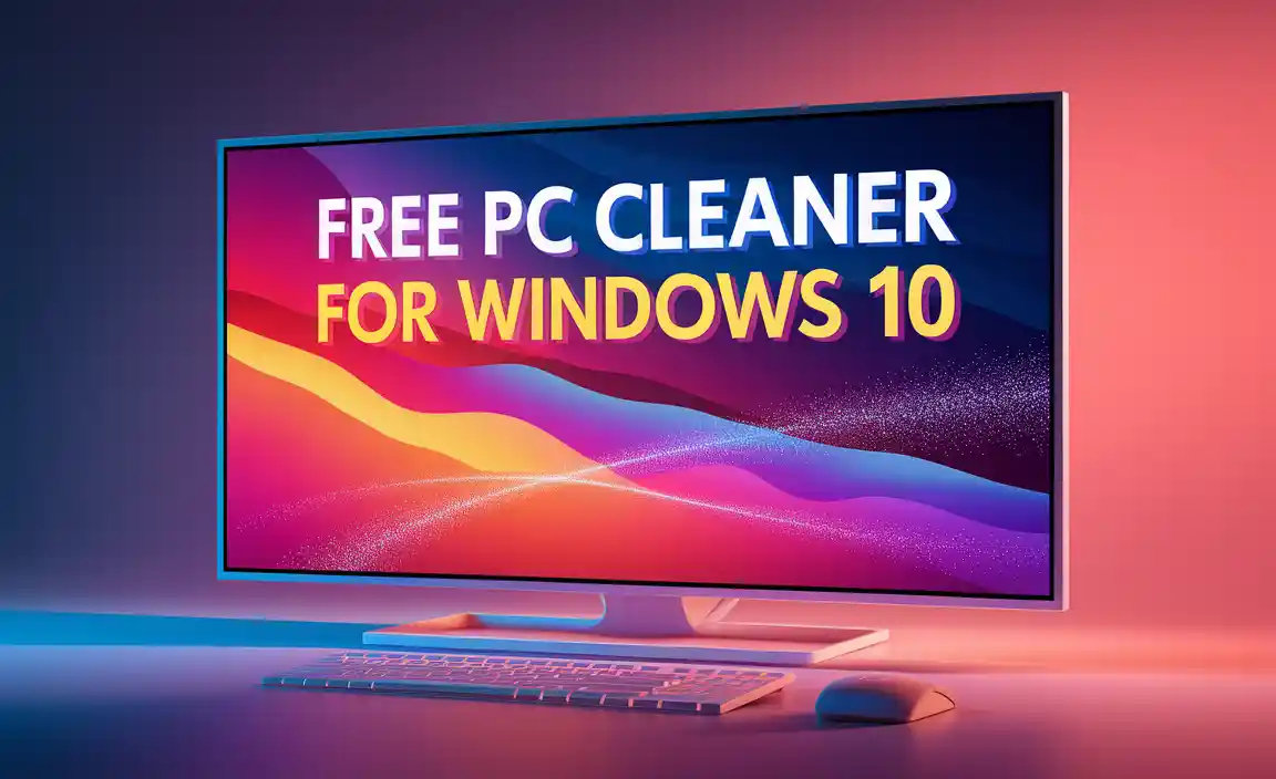Free PC Cleaner for Windows 10