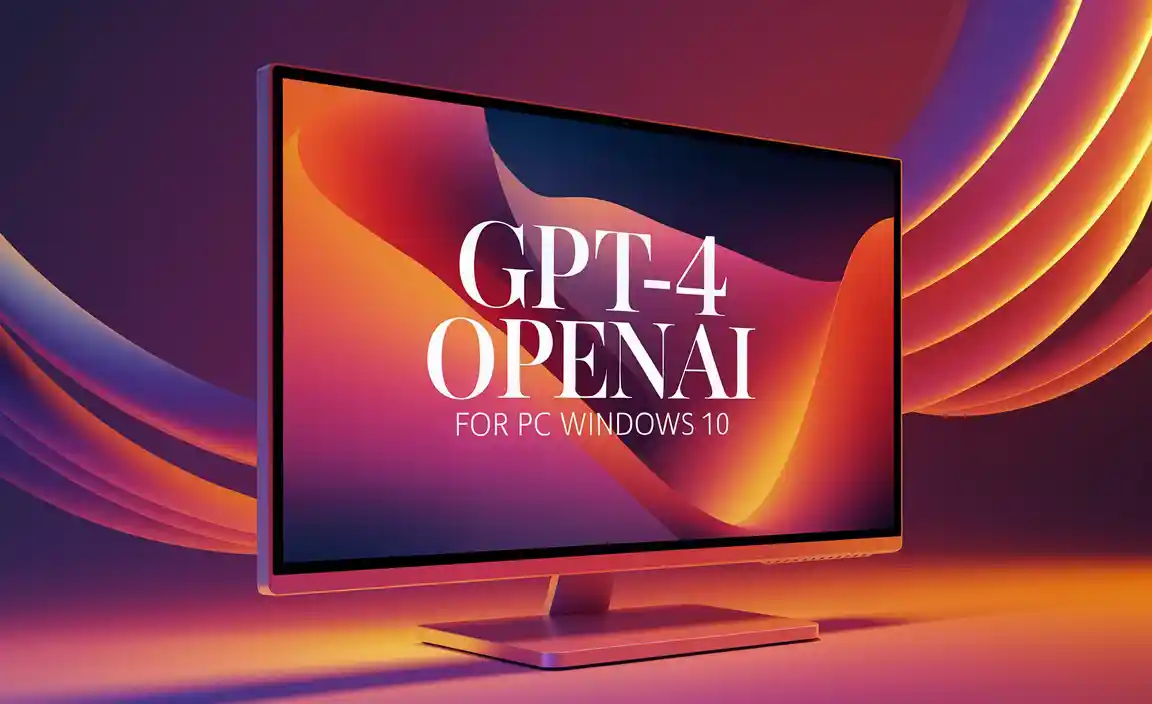 GPT-4 OpenAI for PC Windows 10