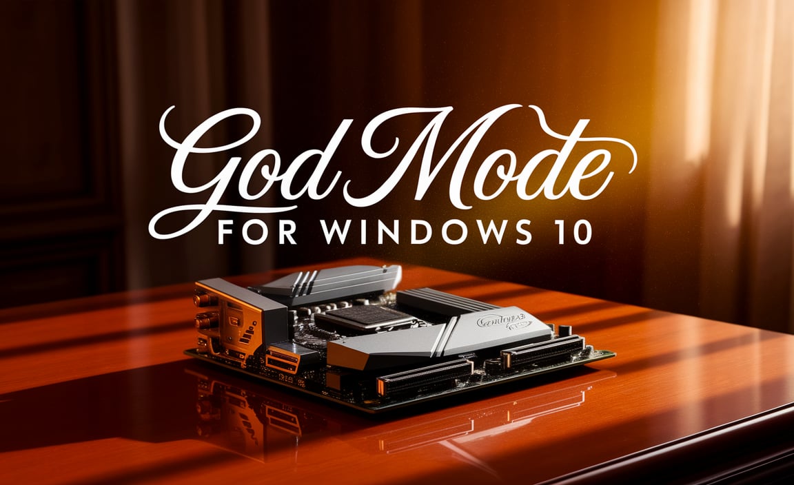 God Mode For Windows 10
