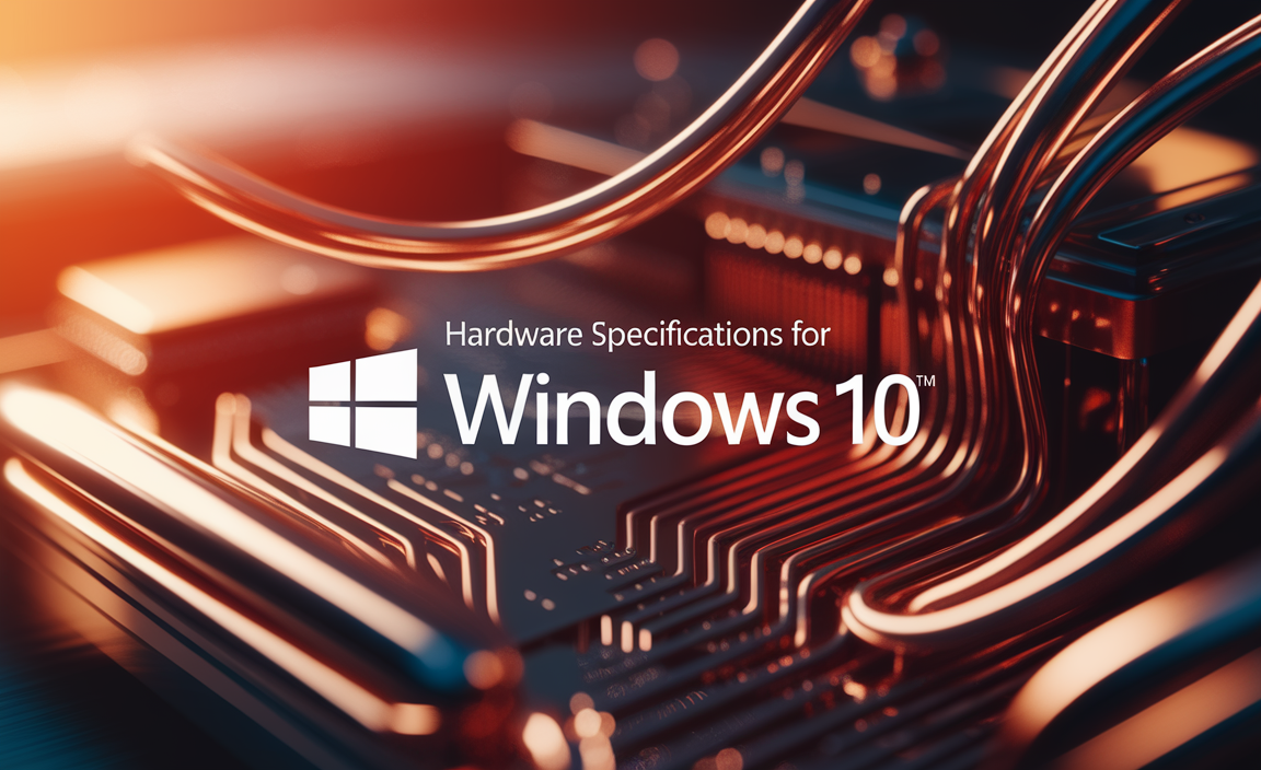 Hardware Specifications For Windows 10