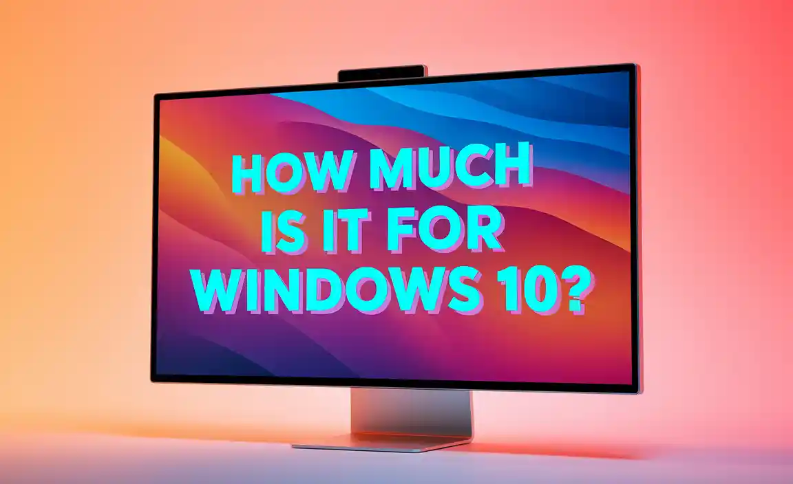 How Much is it for Windows 10