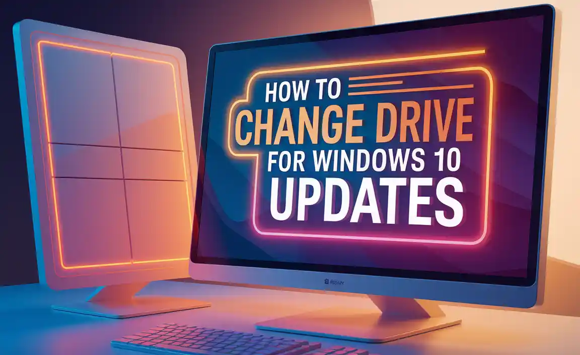 How to Change Drive for Windows 10 Updates