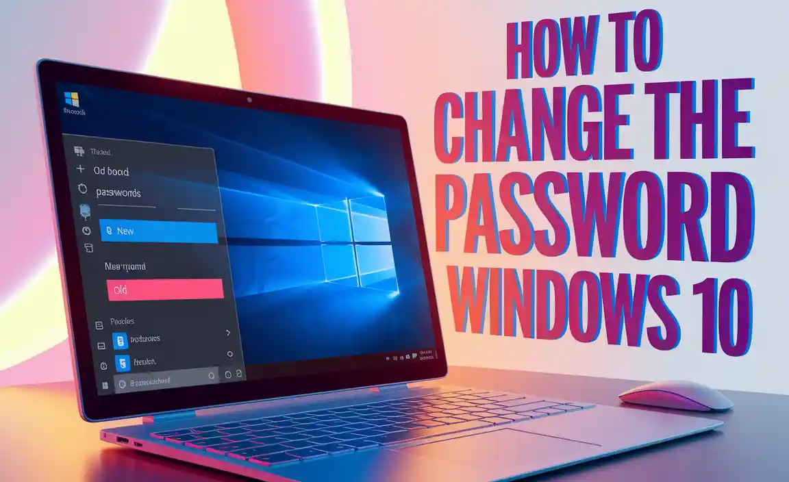 How to Change the Password for Windows 10