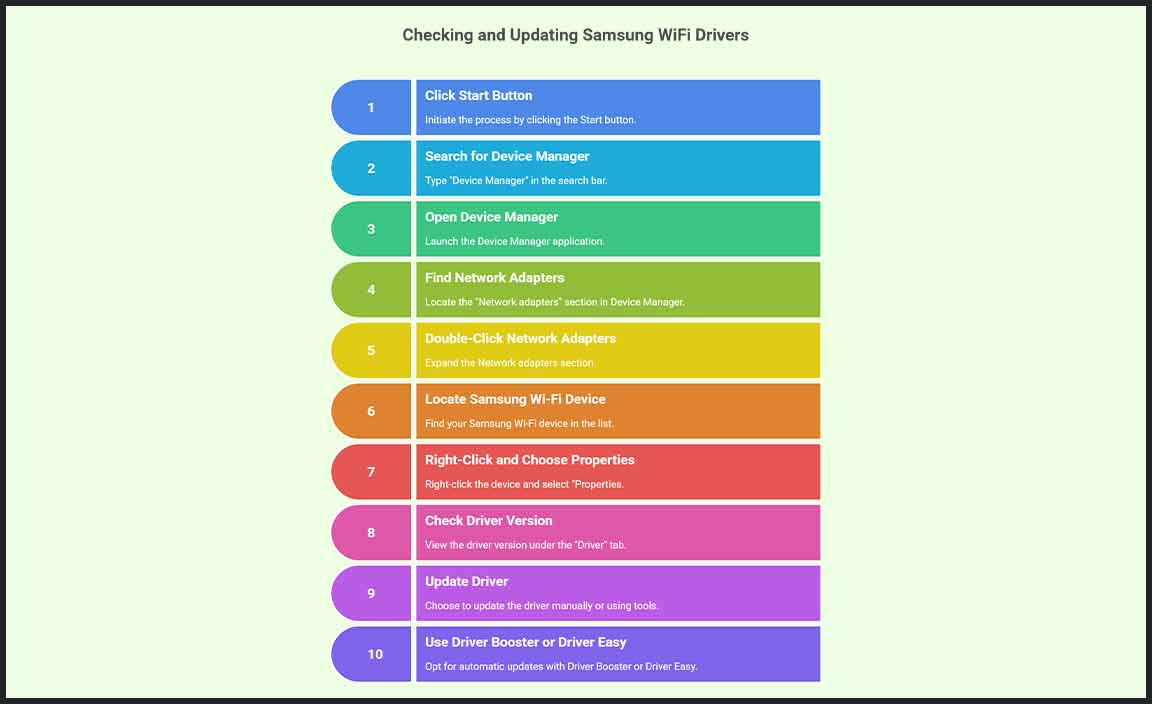 How to Check for the Latest Samsung WiFi Drivers