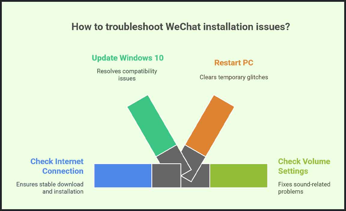 Installation Process of WeChat on Windows 10