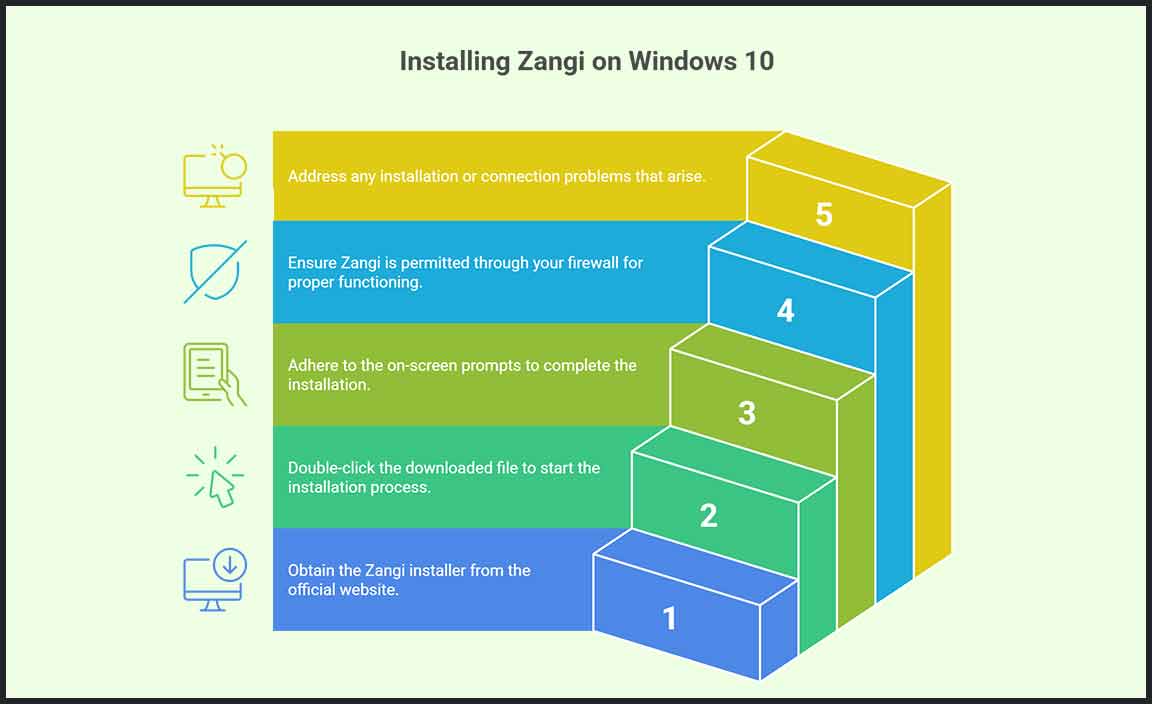 Installation Process of Zangi on Windows 10