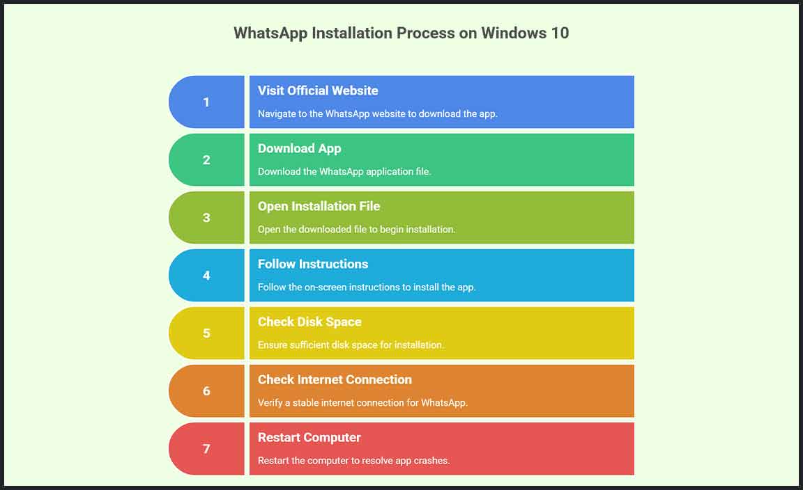 Installing WhatsApp on Windows 10