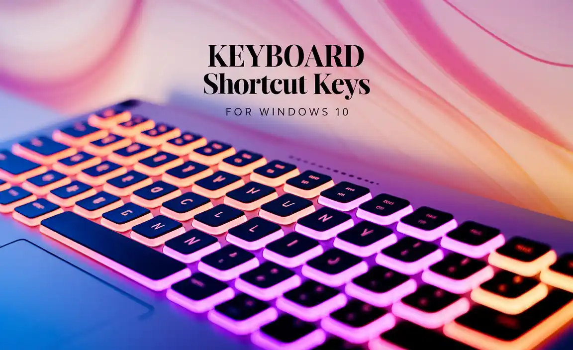 Keyboard Shortcut Keys For Windows 10