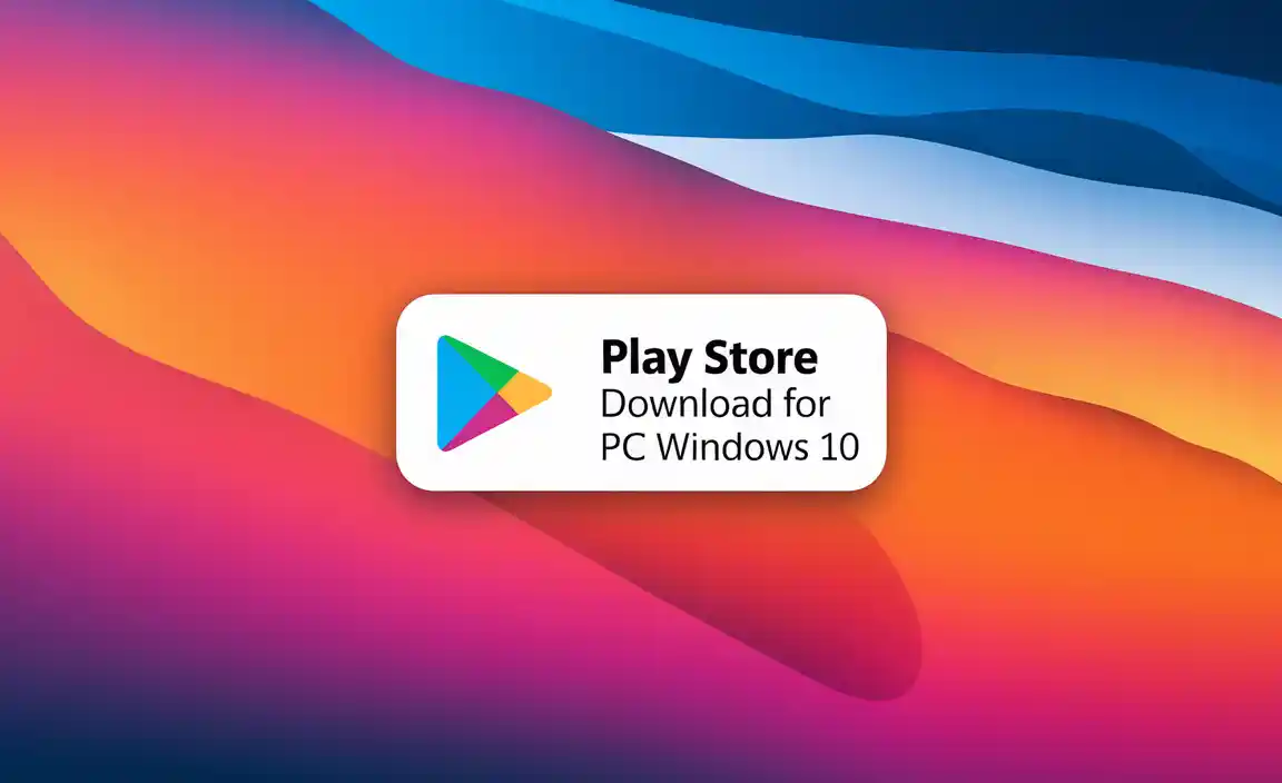 Play Store Download for PC Windows 10
