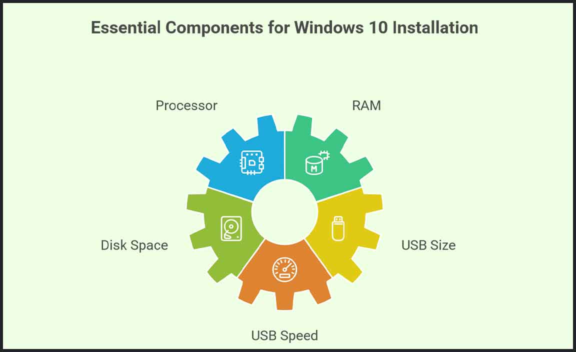 Prerequisites for Windows 10 USB Installation