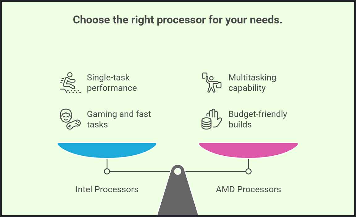 Processor Options for Windows 10