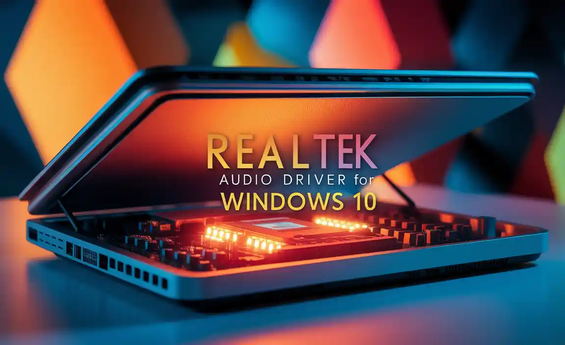 Realtek Audio Driver for Windows 10