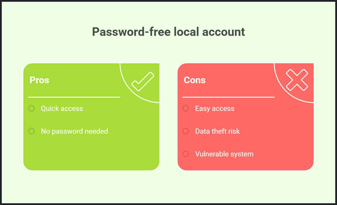 Removing Password from Local Accounts