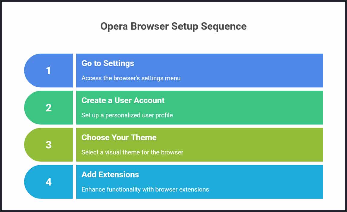 Setting Up Opera After Installation