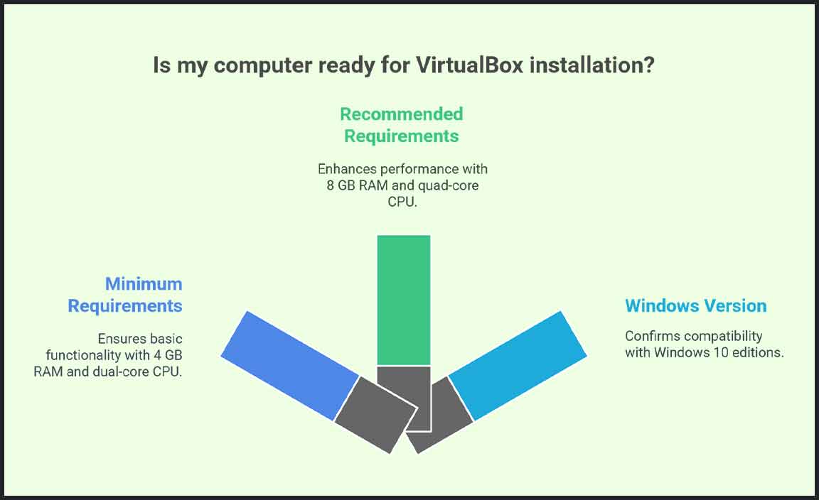 System Requirements for Installing VirtualBox on Windows 10