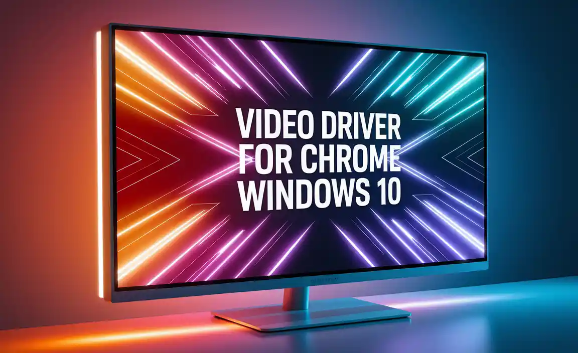 Video Driver for Chrome Windows 10
