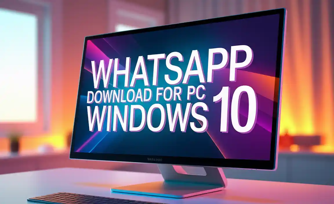 WhatsApp Download for PC Windows 10