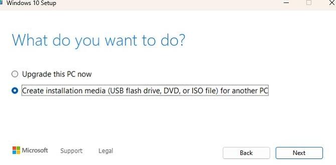 installation disc for windows 10