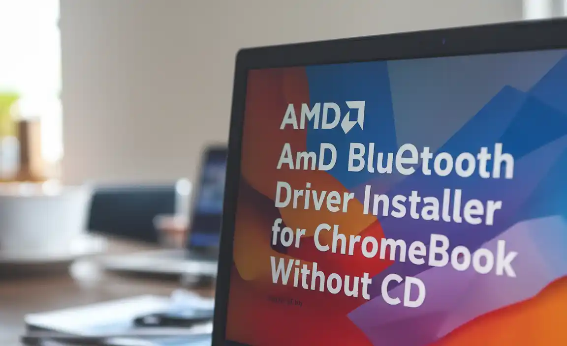 AMD Bluetooth Driver Installer for Chromebook Without CD