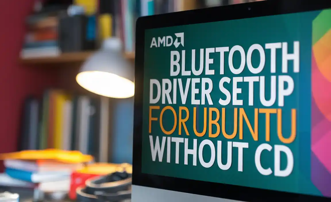 AMD Bluetooth Driver Setup for Ubuntu Without CD