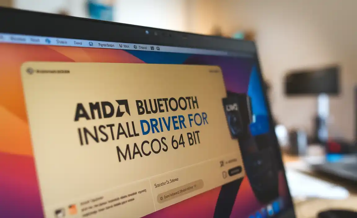 AMD Bluetooth Install Driver for macOS 64 Bit