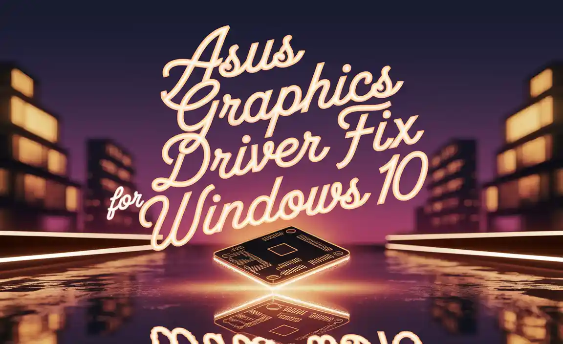 ASUS Graphics Driver Fix for Windows 10