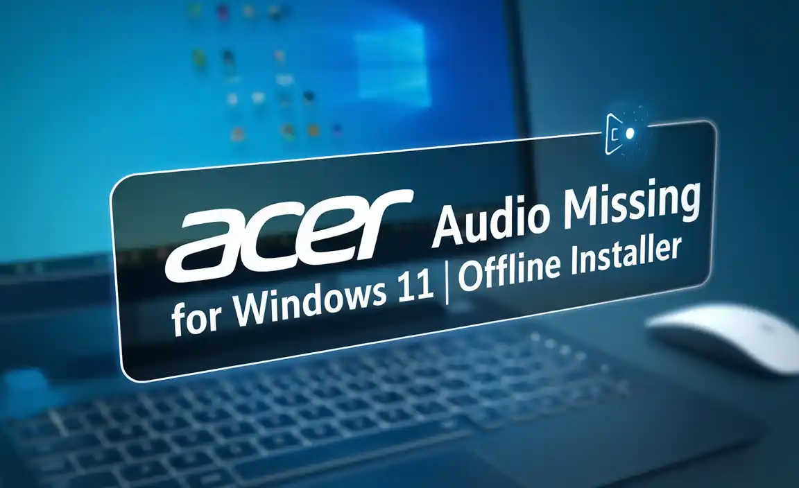 Acer Audio Missing Driver For Windows 11 Offline Installer