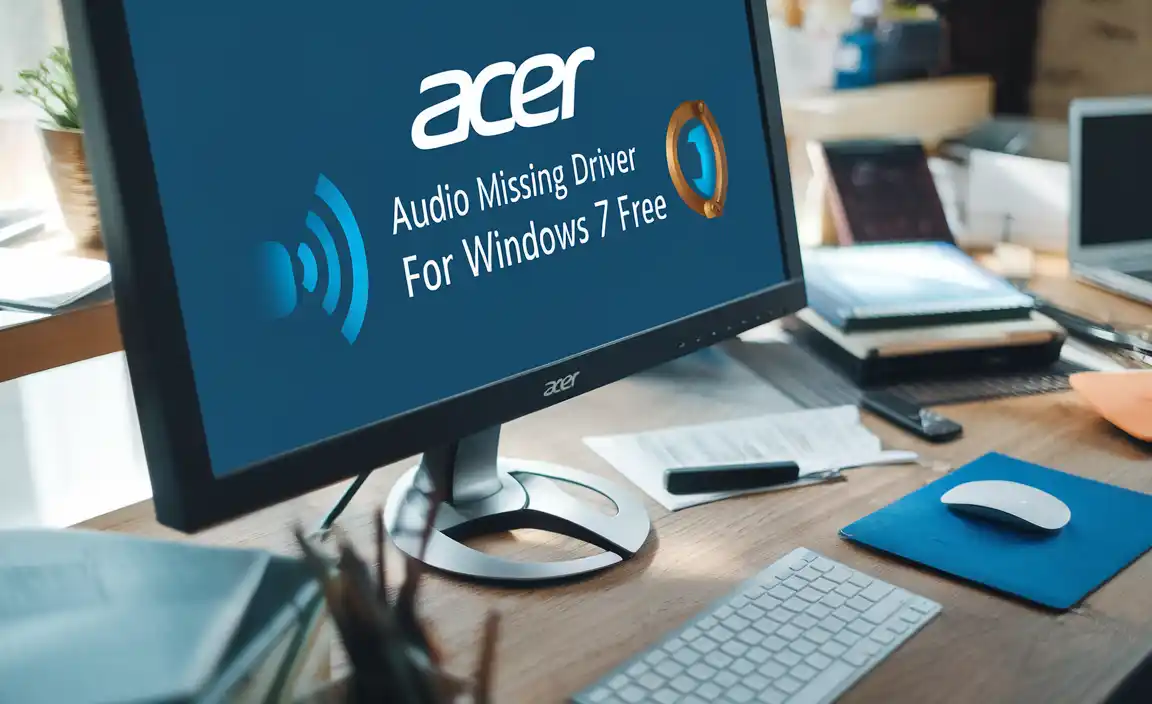 Acer Audio Missing Driver For Windows 7 Free: How To Fix It