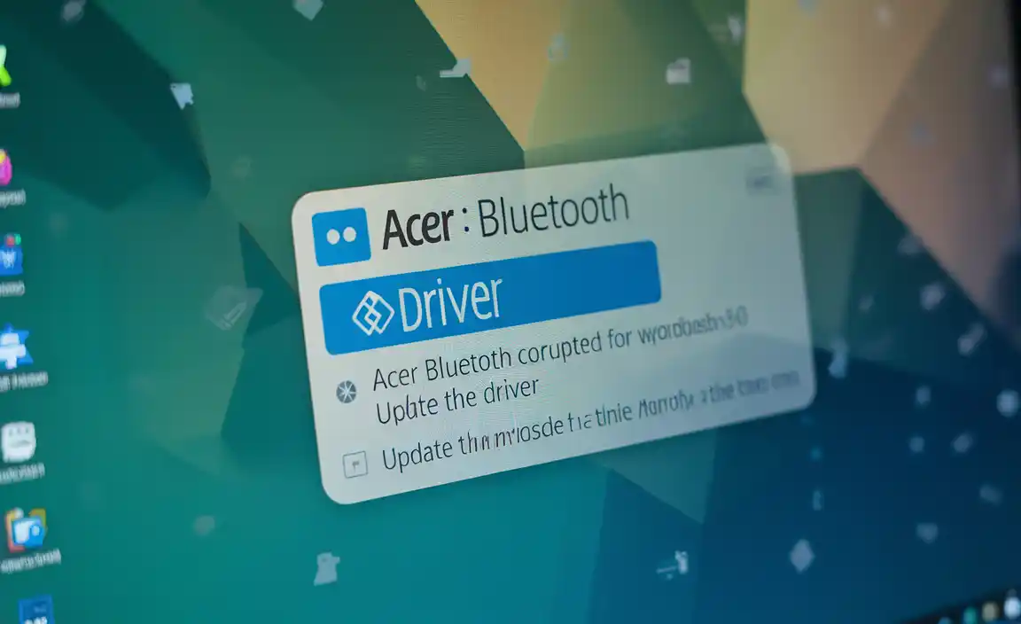 Acer Bluetooth Corrupted Driver For Windows 10: Fix It Now!