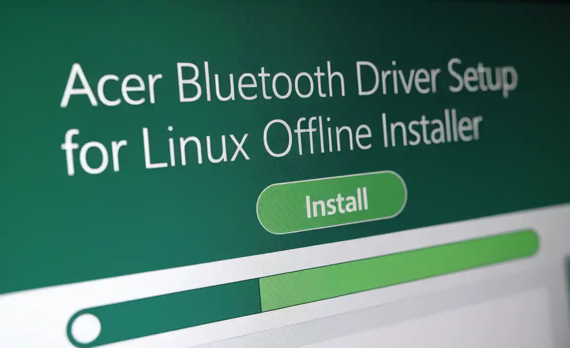 Acer Bluetooth Driver Setup For Linux Offline Installer