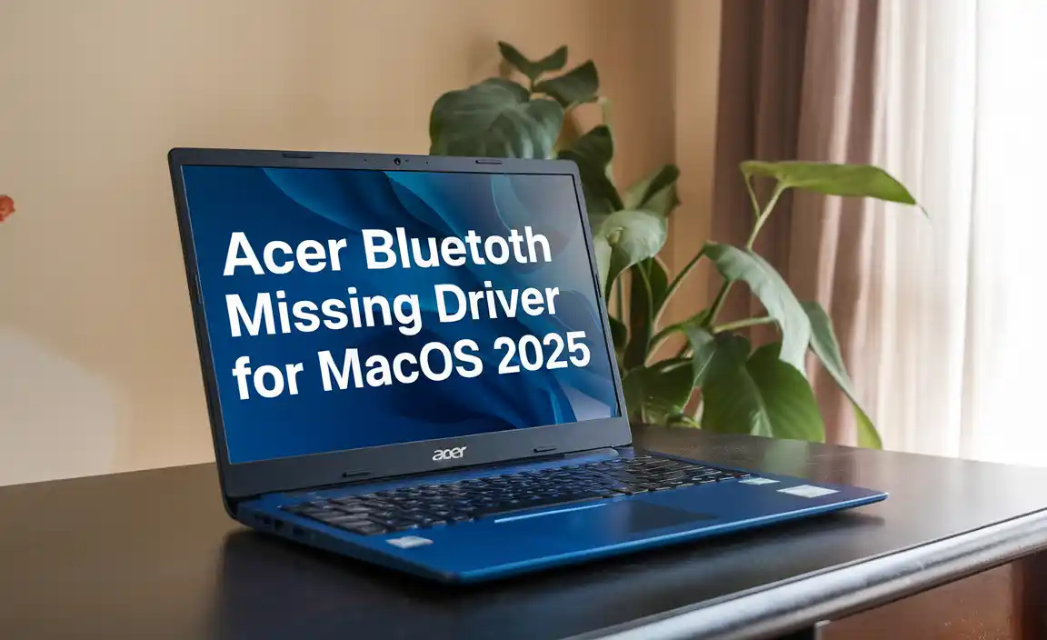 Acer Bluetooth Missing Driver for macOS 2025