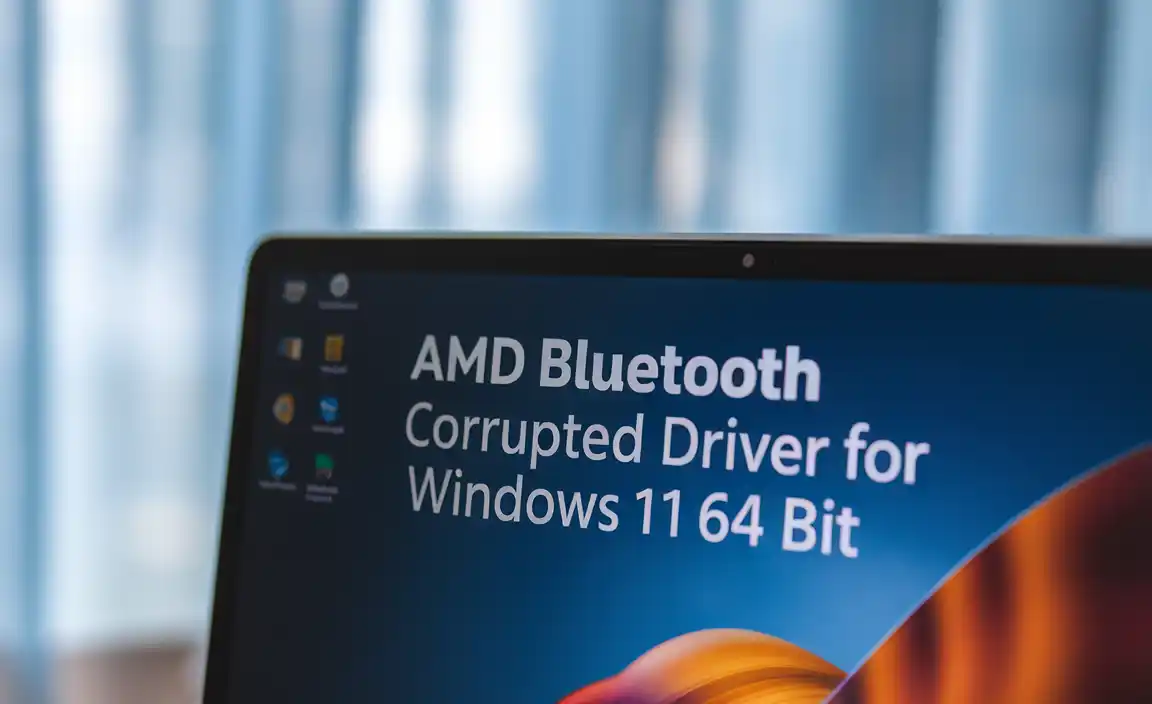 Amd Bluetooth Corrupted Driver For Windows 11 64 Bit Fix