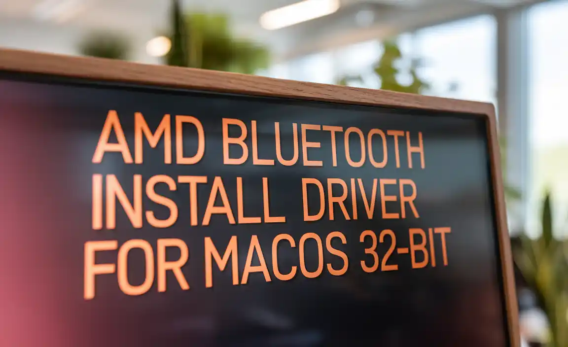 Amd Bluetooth Install Driver For Macos 32-Bit