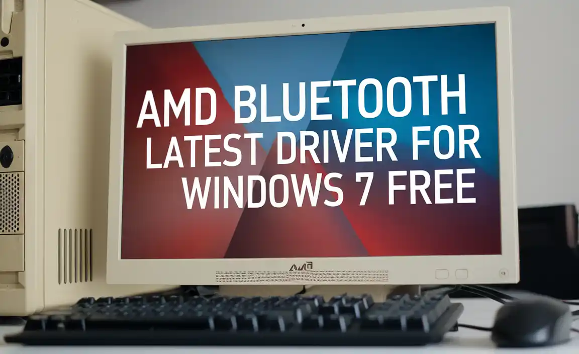 Amd Bluetooth Latest Driver for Windows 7 Free