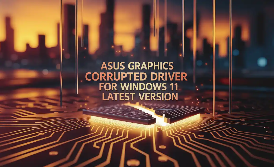 Asus Graphics Corrupted Driver for Windows 11 Latest Version
