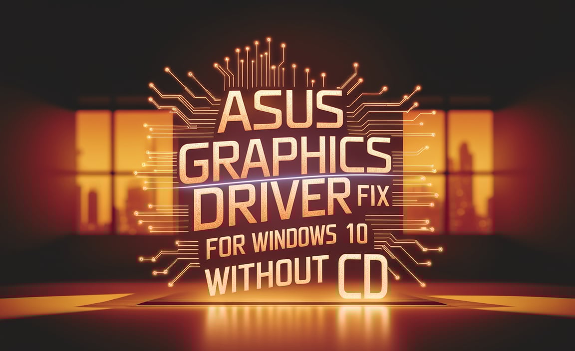 Asus Graphics Driver Fix for Windows 10 Without CD