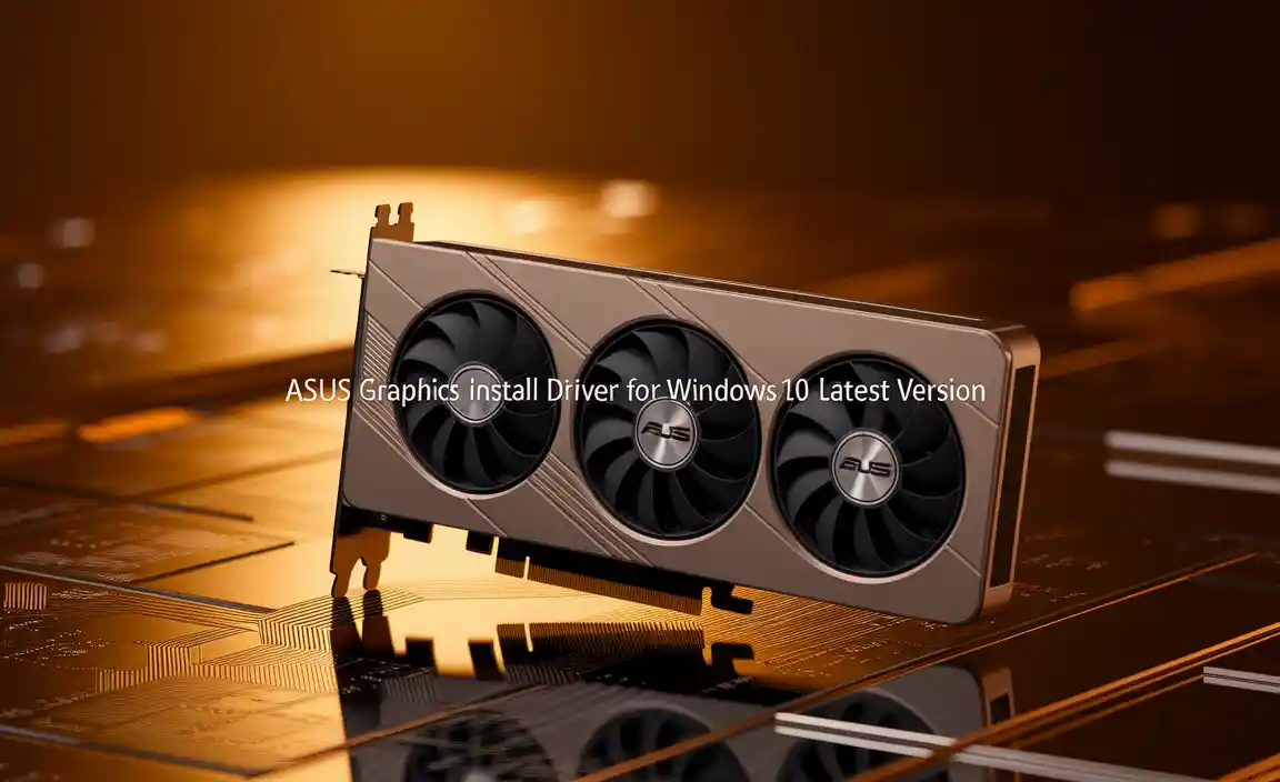 Asus Graphics Install Driver For Windows 10 Latest Version Guide