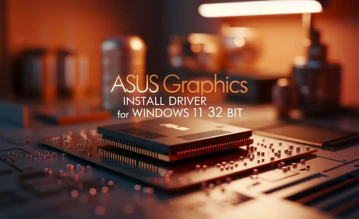 Asus Graphics Install Driver for Windows 11 32 Bit
