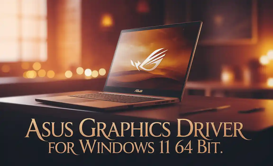 Asus Graphics Install Driver for Windows 11 64 Bit