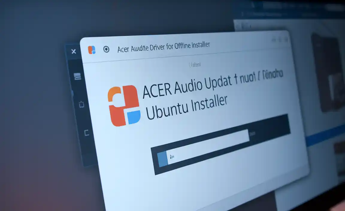 Installing the Acer Audio Driver Offline on Ubuntu