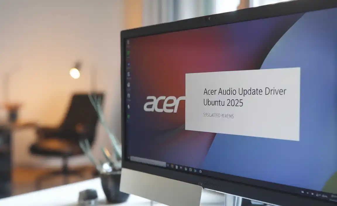 Installing the Acer Audio Driver on Ubuntu